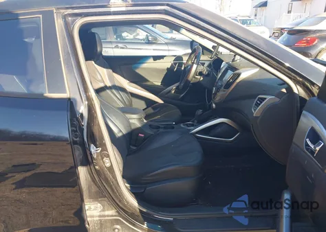 2012 Hyundai Veloster Base W/Black from USA, damaged, VIN KMHTC6AD5CU071809